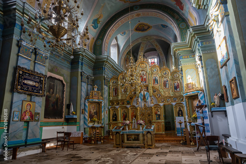 Holy Assumption Church, 1755, former Trynitarskyy church-monastery in Zbarazh city, Ternopil oblast or province, located in historic region of Galicia in western Ukraine photo