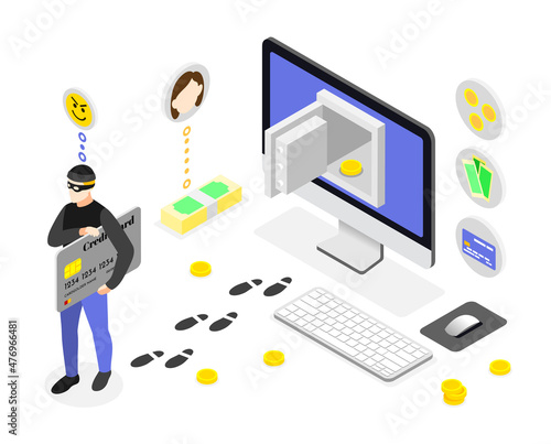 Credit Card Thief Composition