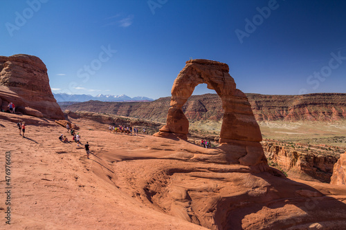 Delicate Arch, Arches National Park, Utah. Delicate Arch is the symbol of the State of Utah.