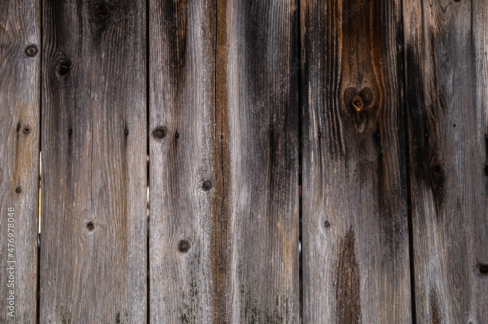 Naklejka premium Old wood plank texture background