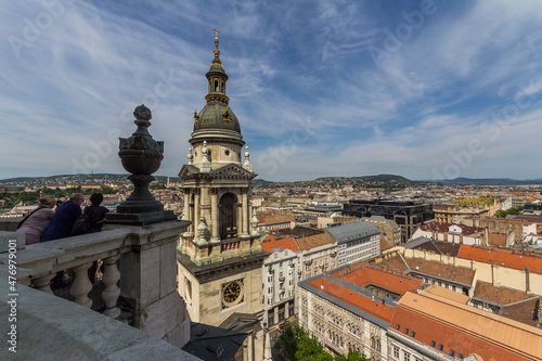 Center of Budapest, View from the St.Stephen Basilica.