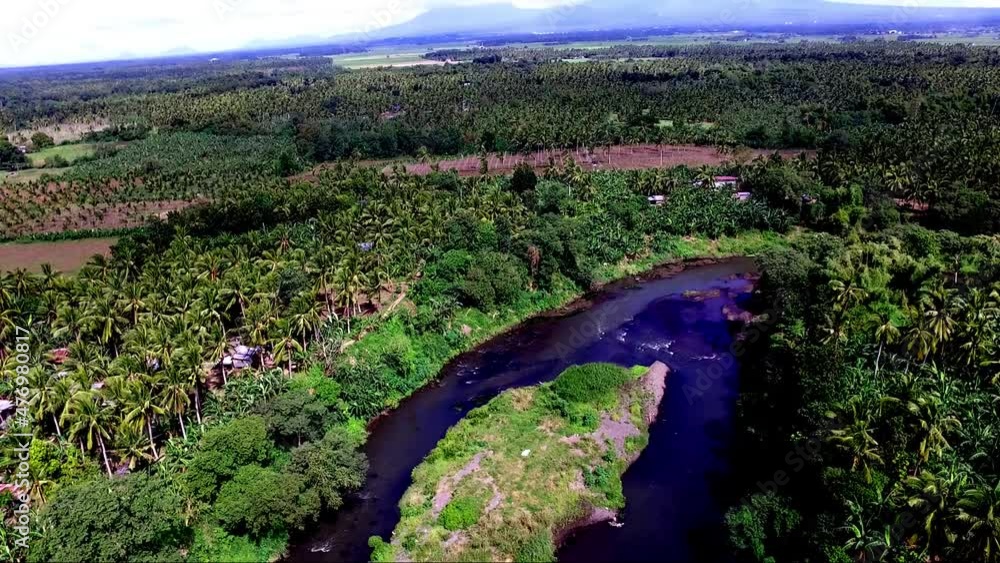 Riverine or river islands formed due to massive inundation and flooding