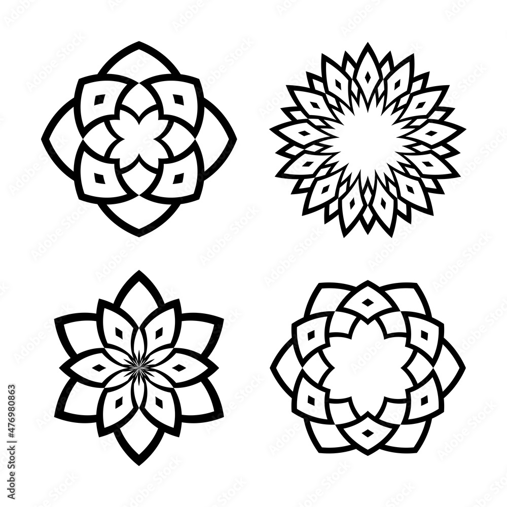 Obraz premium Abstract geometric elements for design.