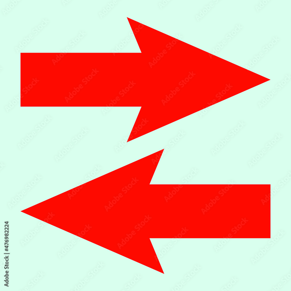 Red arrow icon vector EPS- 10 Red arrow icon vector EPS- 10