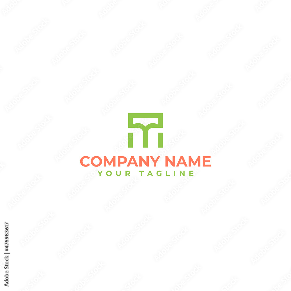 Minimalist design Company Name tag logo design