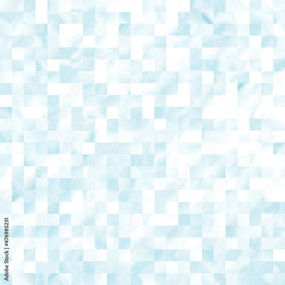 Optical low poly pixel grid dye blur texture background. Seamless washed out geometric ombre effect. 80s style retro square shape pattern. High resolution funky beach wear fashion textile tile. Optical low poly pixel grid dye blur texture background. Seamless washed out geometric ombre effect. 80s style retro square shape pattern. High resolution funky beach wear fashion textile tile.
