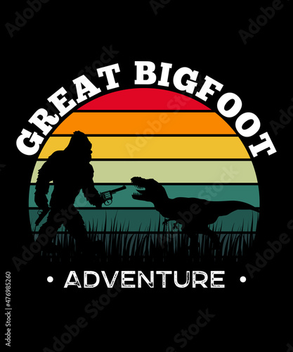 bigfoot t-shirt design