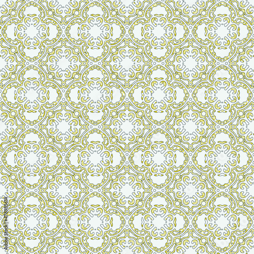 Luxury wallpaper geometric floral modern tile seamless neutral linden, lime color elegance pattern design designed for tie, dress, curtain, bed linen, dress print, cover, wrapping paper