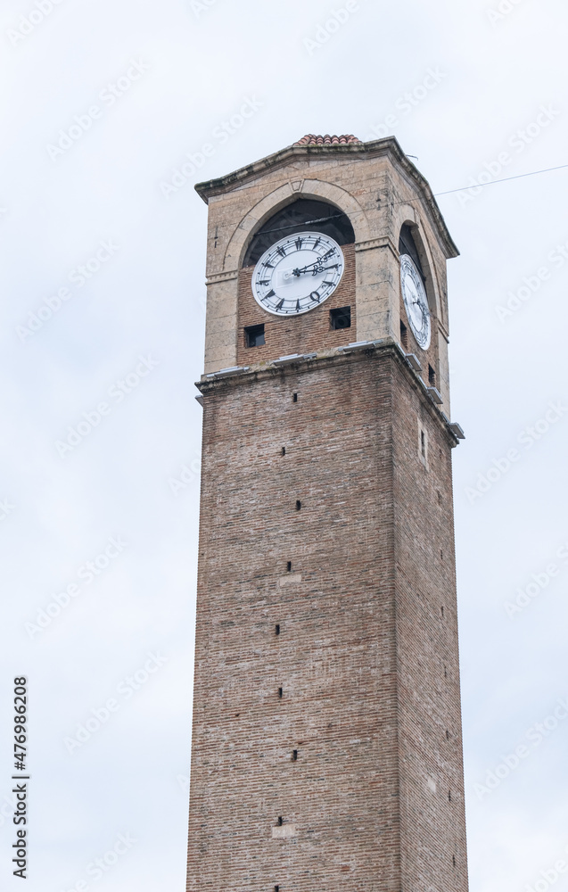 historical clock tower. buyuk saat, adana, turkey.
