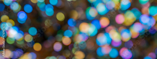 colored bokeh abstract background