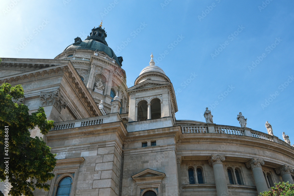 Basilica St Stephen in Budapest, Hungary, famous architectural landmark