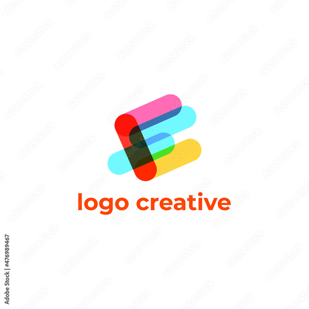 ILLUSTRATION ABSTRACT CREATIVE LOGO DESIGN VECTOR ICON ILLUSTRATION ABSTRACT CREATIVE LOGO DESIGN VECTOR ICON