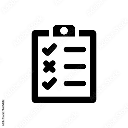 Audit list survey icon