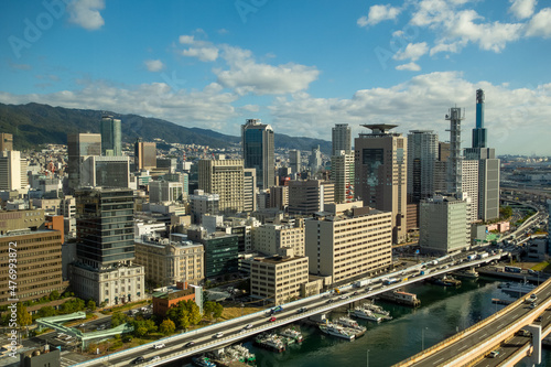 view of downtown city © harukawa photograph