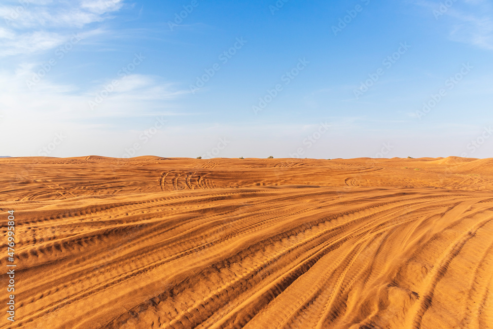 Obraz premium Landscape shot of a red desert. Nature