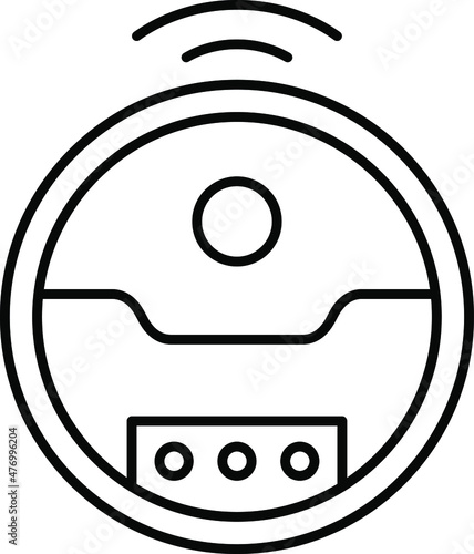 Robotic Vaccum Icon Style