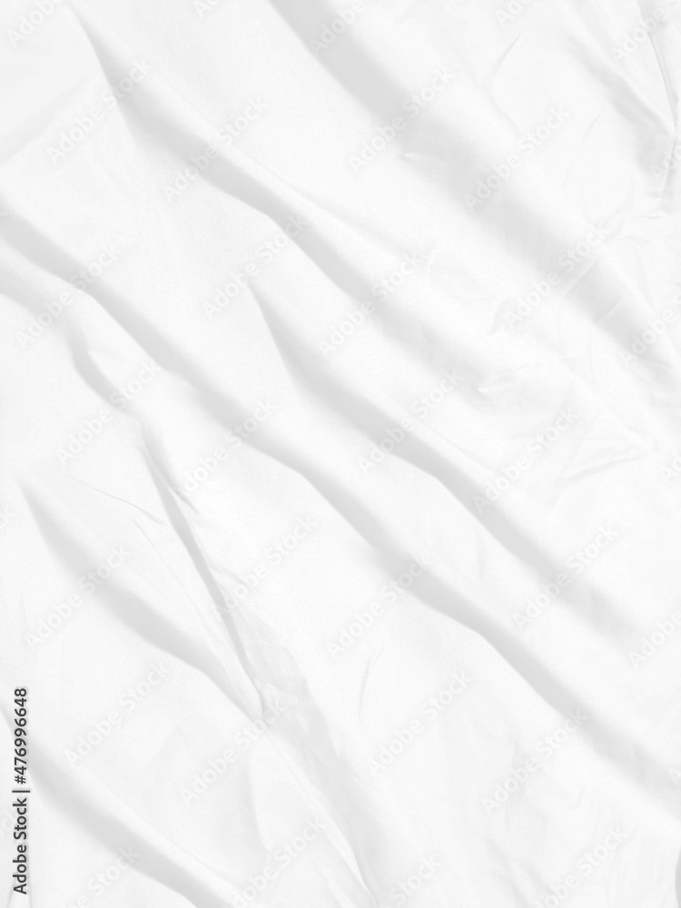 Obraz premium beauty textile clean and soft fabric white abstract smooth curve shape decorate fashion background