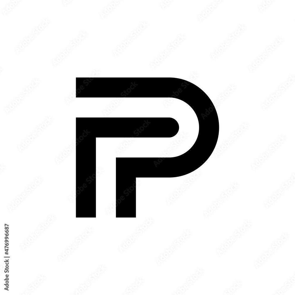 Monogram FP Initials Letter logo design inspiration Monogram FP Initials Letter logo design inspiration