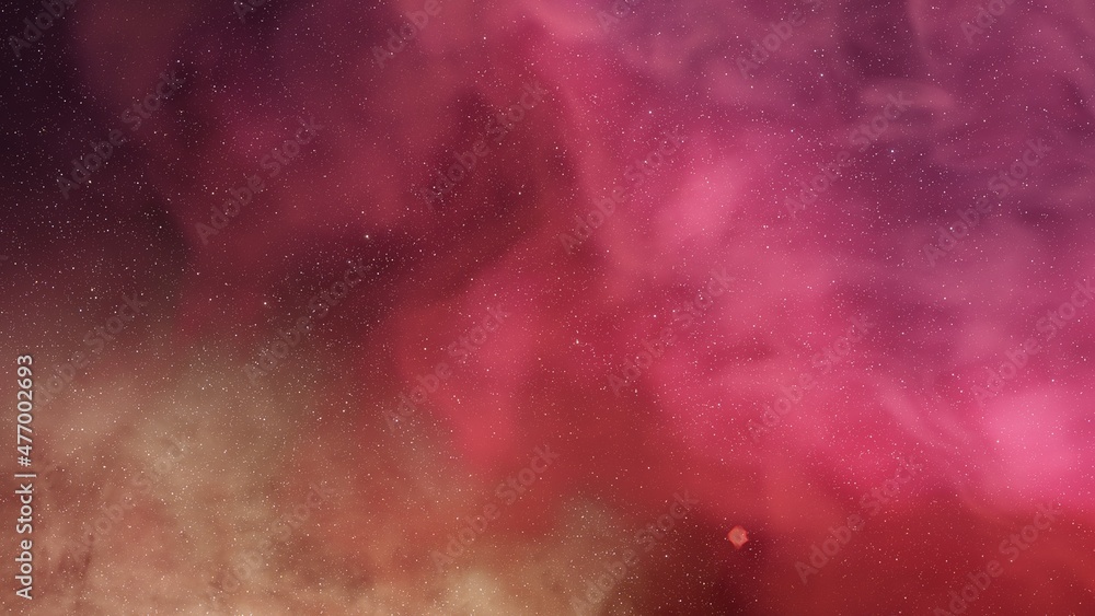 Nebula in space, science fiction wallpaper, stars and galaxy, 3d illustration Nebula in space, science fiction wallpaper, stars and galaxy, 3d illustration