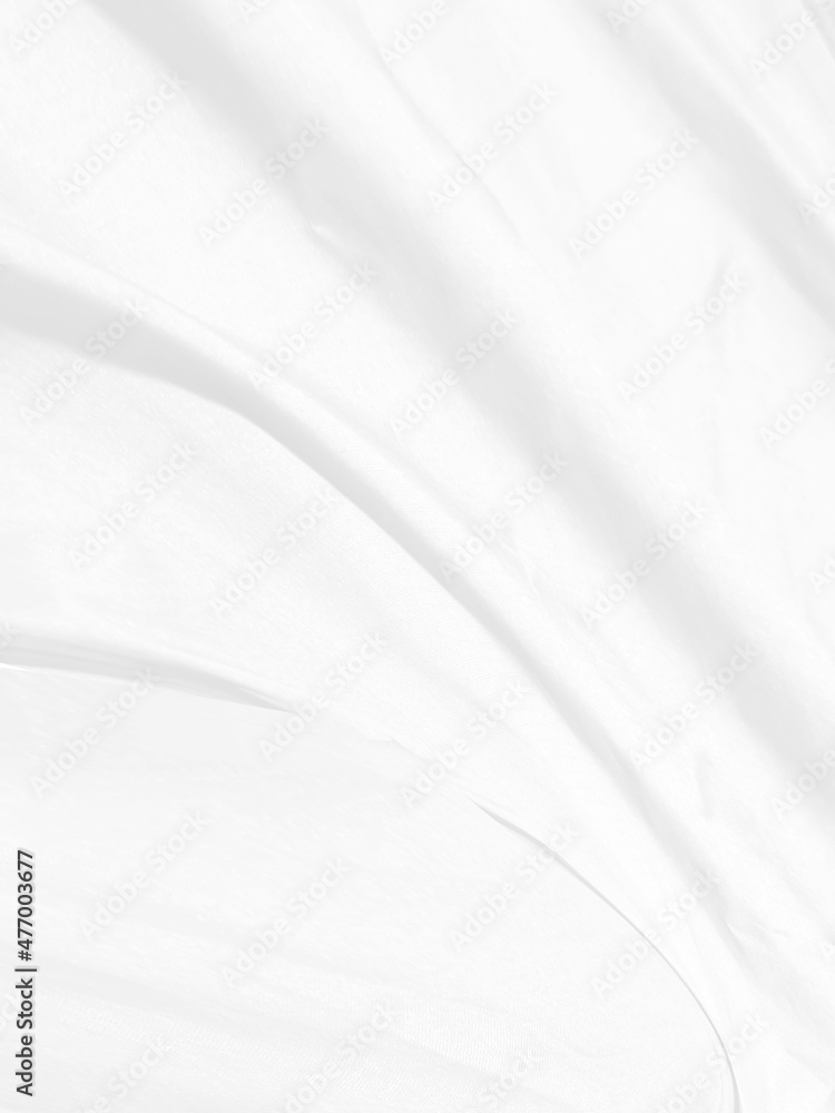 Clean woven beautiful soft fabric white abstract smooth curve