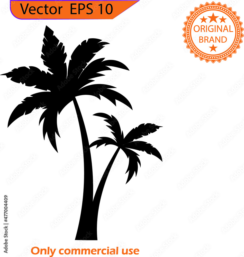 Palm tree , clipart	
