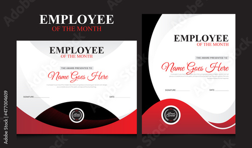 Creative Certificate Of Achievement. Certificate template. Awards Diploma Vector Modern Design. Simple Elegant and Luxurious Award Template.