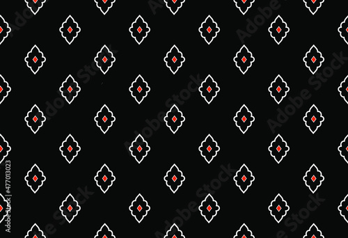 Geometric ethnic oriental seamless pattern traditional Design for background