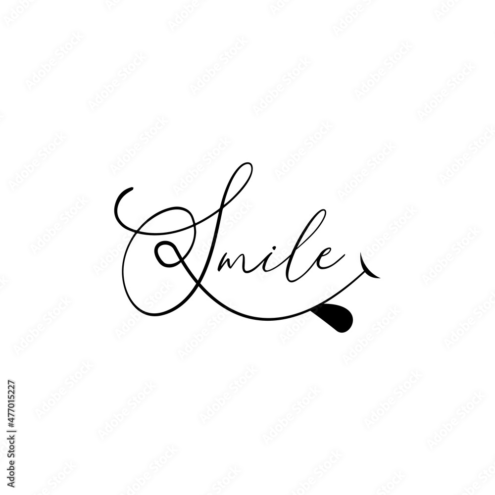 simple smile logo writing design simple smile logo writing design