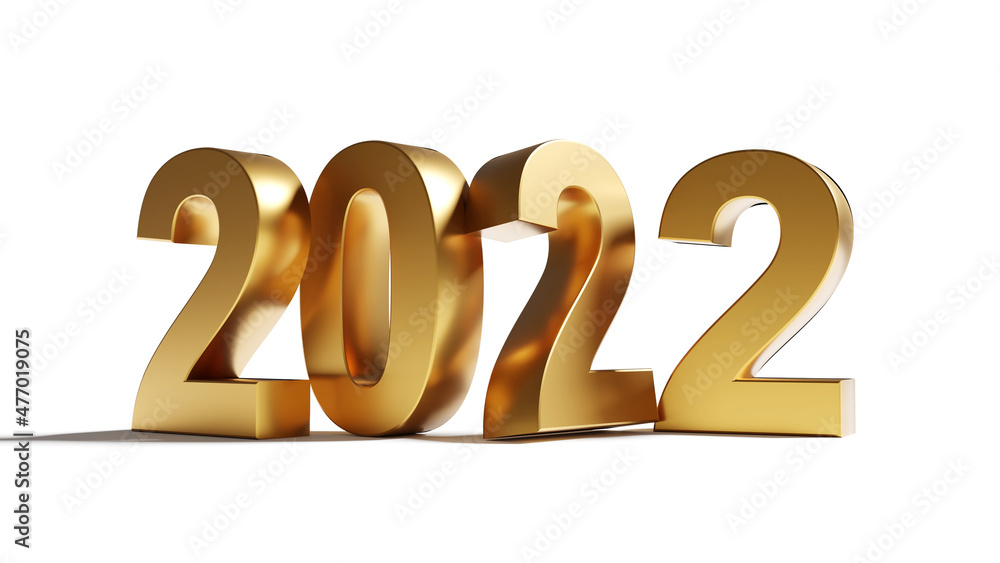 Happy New Year Background. Start to 2022. 3D illustration Happy New Year Background. Start to 2022. 3D illustration