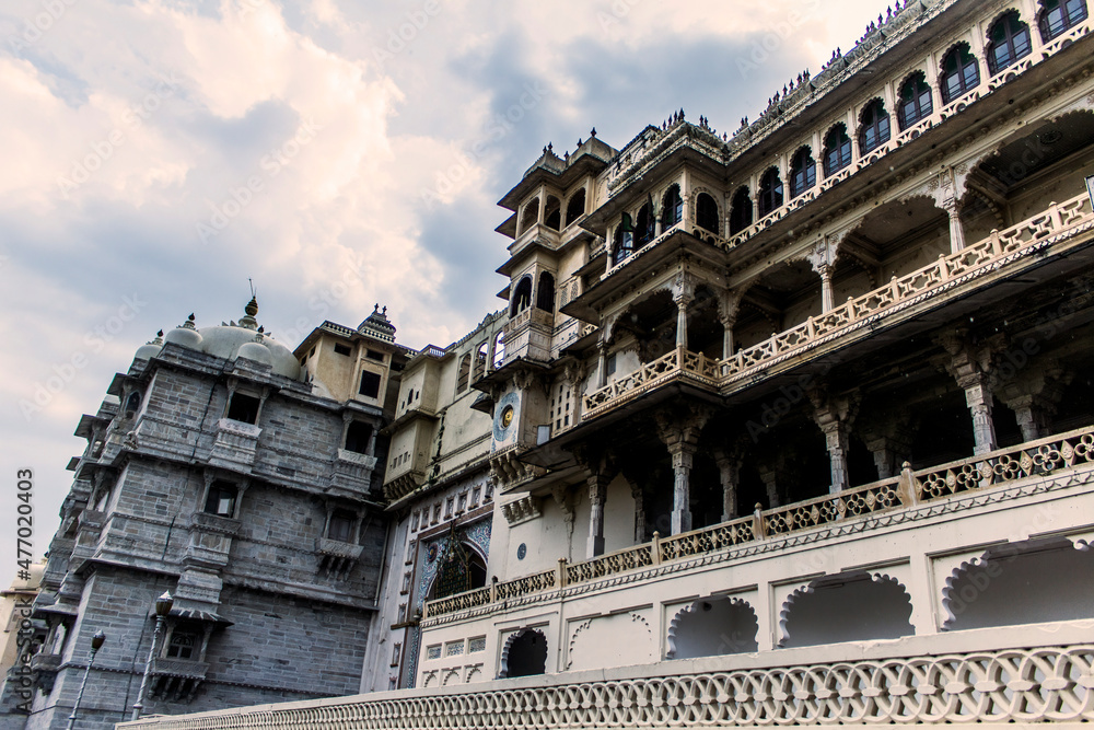 Various views of the city palace, Udaipur