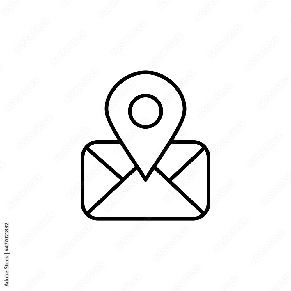 Folder with map pin icon. Folder location icon. Filled vector icon Folder with map pin icon. Folder location icon. Filled vector icon