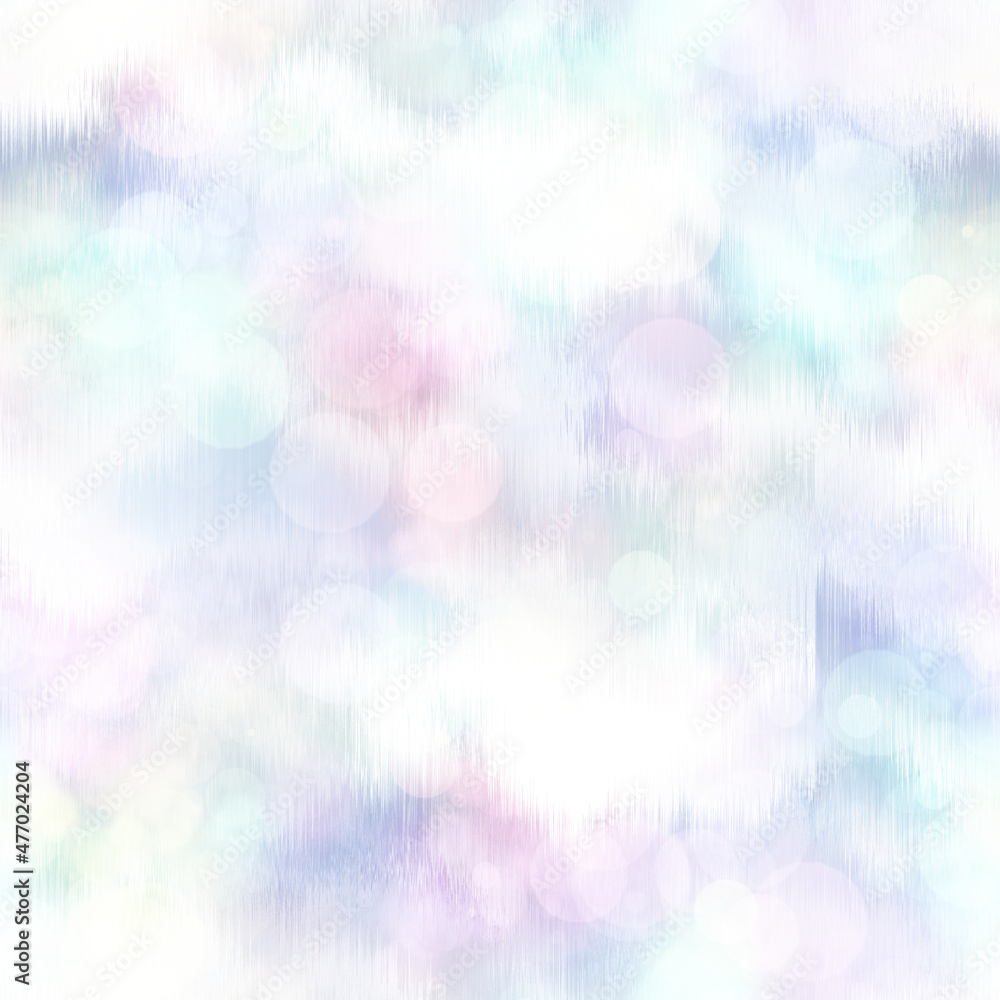 Seamless pale pastel tie dye bokeh texture. Soft tone on tone summer repeat background with washed out sun bleached ink dyed effect. Seamless pale pastel tie dye bokeh texture. Soft tone on tone summer repeat background with washed out sun bleached ink dyed effect.