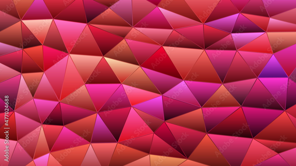 Fototapeta premium abstract vector stained-glass triangle mosaic background