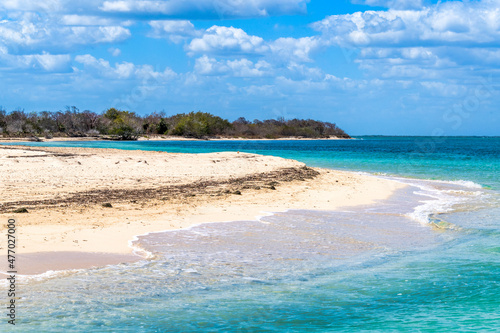 Fototapeta Naklejka Na Ścianę i Meble -  Tropical beach in desert key in the Caribbean