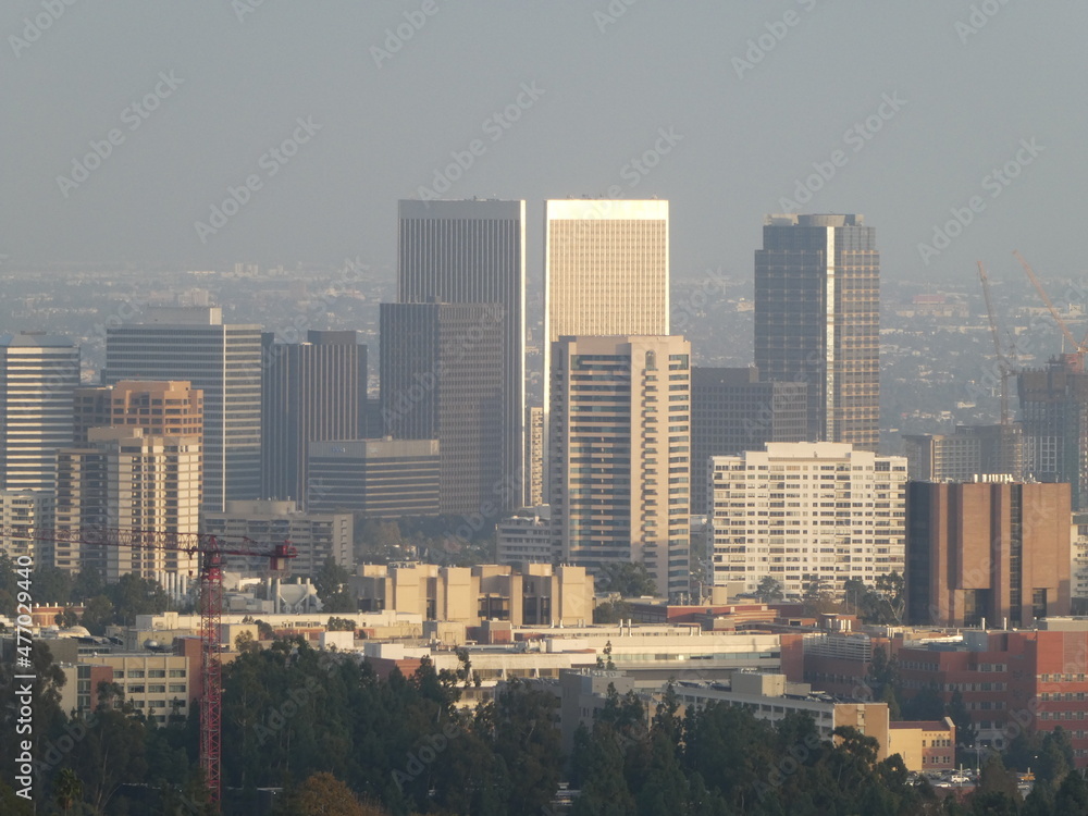 Fototapeta premium city skyline of Los Angeles