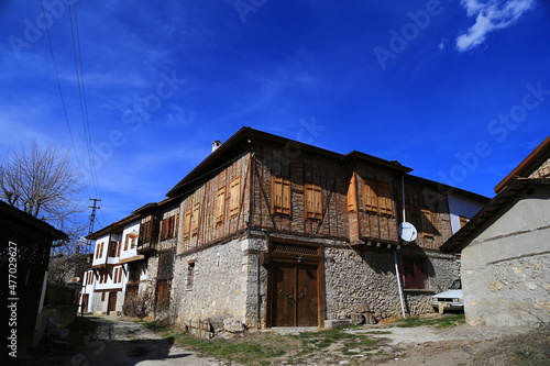 Traditional ottoman houses in Safranbolu, Turkey. Safranbolu is under protection of UNESCO World Heritage Site