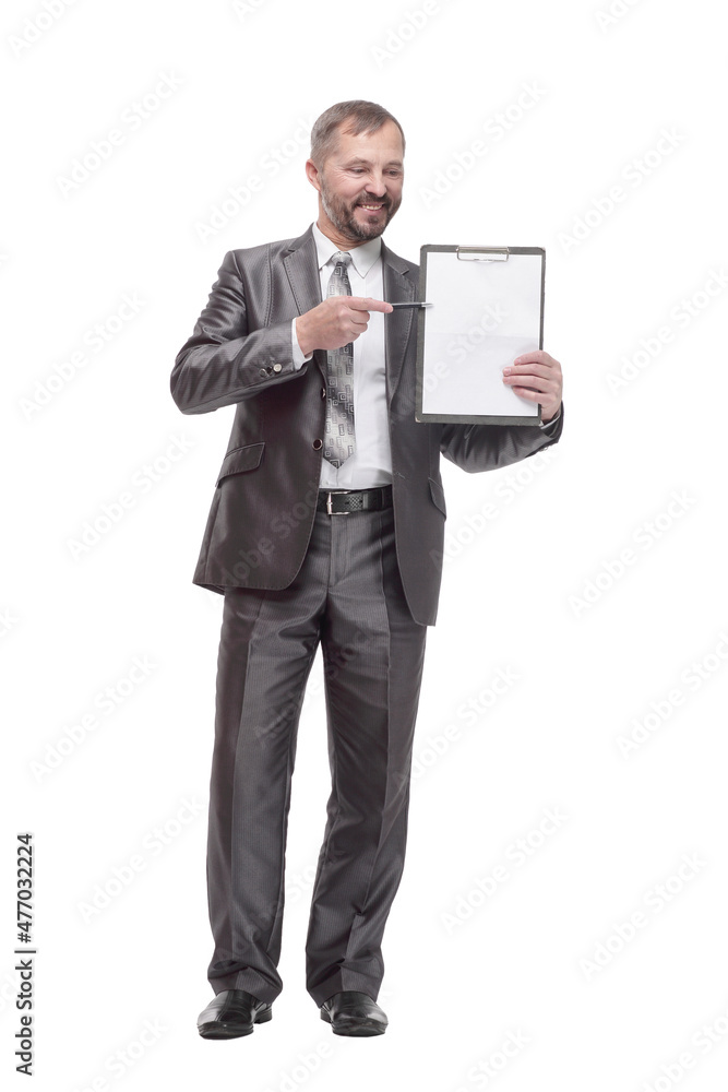 business man with clipboard. isolated on a white background. business man with clipboard. isolated on a white background.