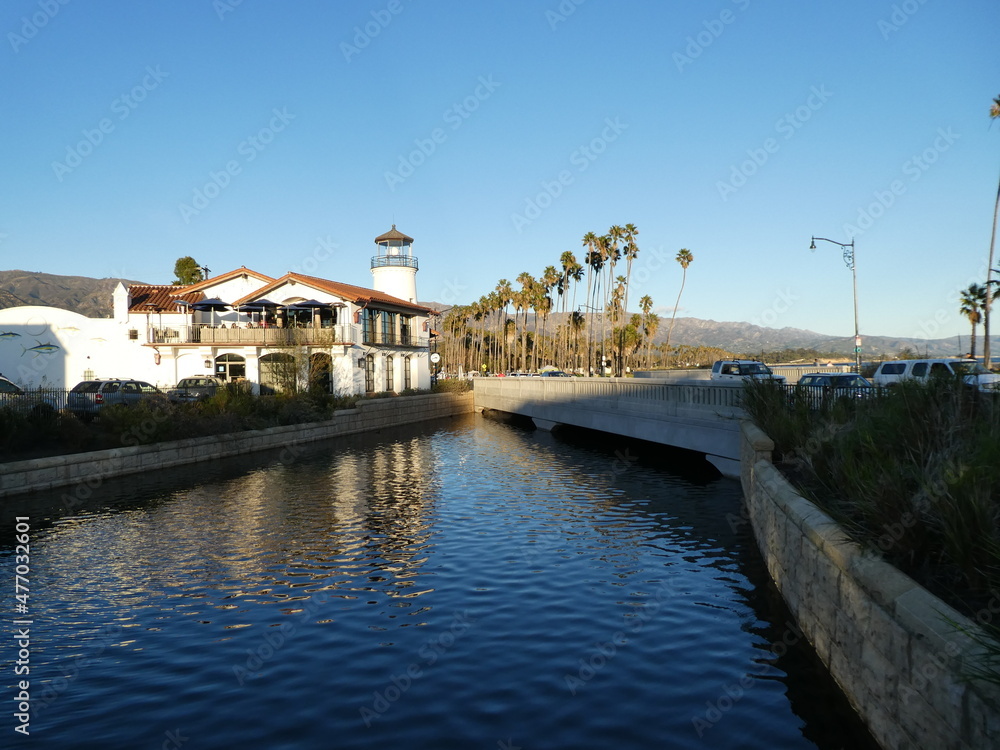 canal in the city of Santa Barbara