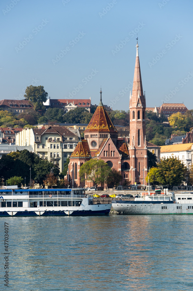 View of the historical center of Budapest