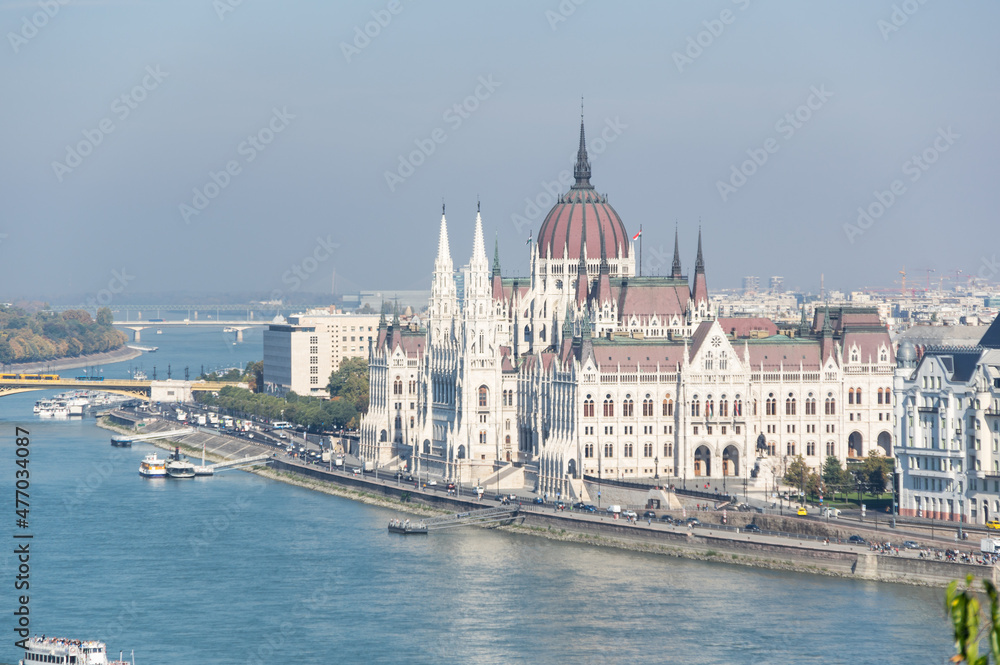 Fototapeta premium The Hungarian Parliament Building in Budapest