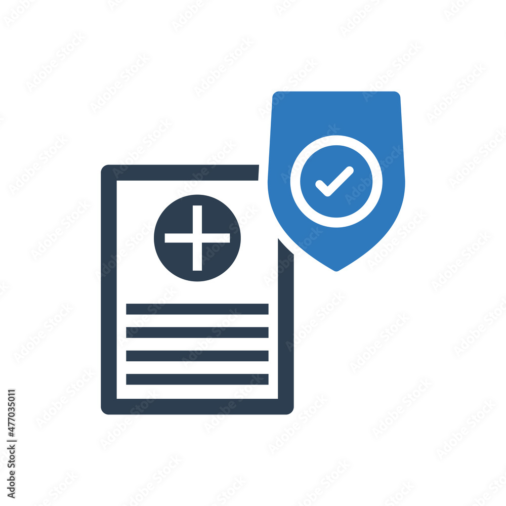 Health Insurance Icon - Life Insurance contract Icon Health Insurance Icon - Life Insurance contract Icon