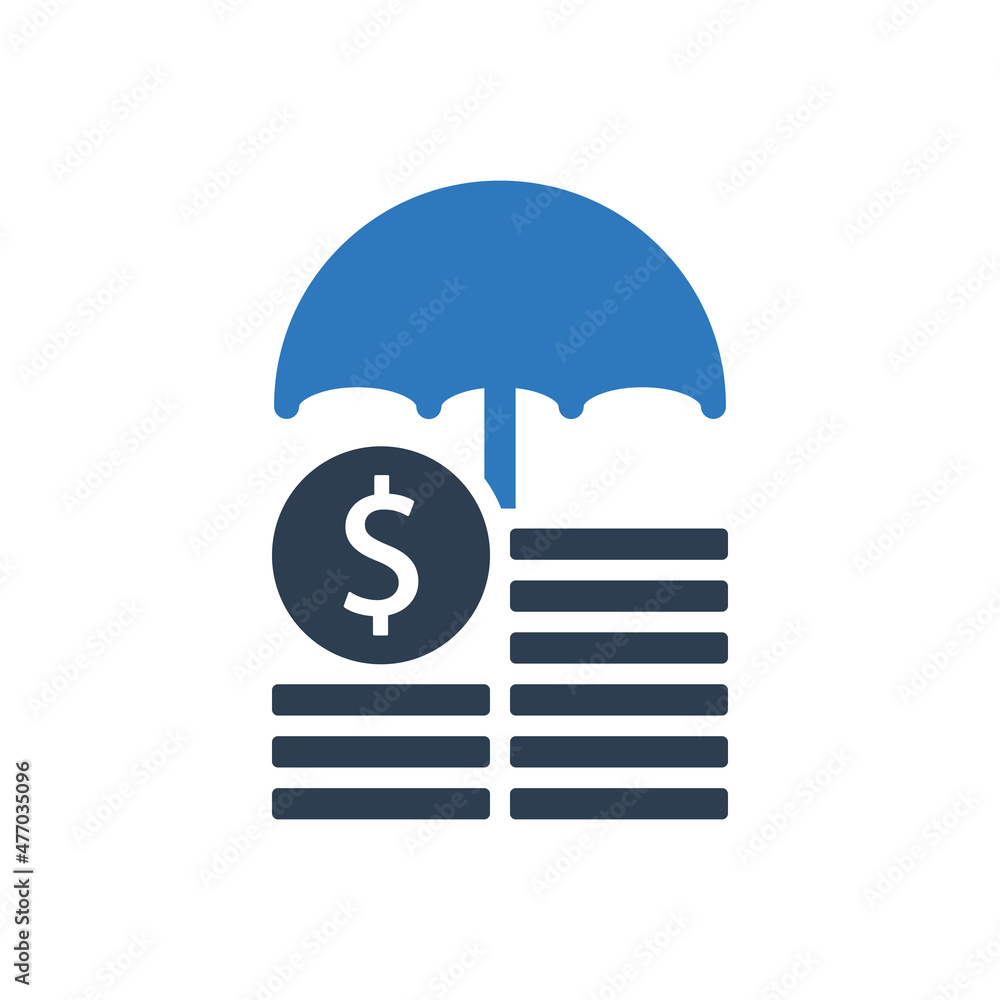 Business Insurance Icon - Investment Insurance Icon