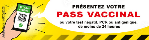 BANNIÈRE PASS VACCINAL