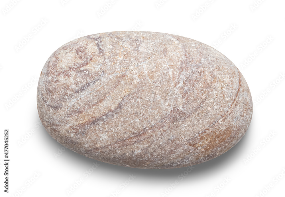 Pebble. Smooth red sea stone isolated on white background with shadows, clipping path for isolation without shadows on white Pebble. Smooth red sea stone isolated on white background with shadows, clipping path for isolation without shadows on white