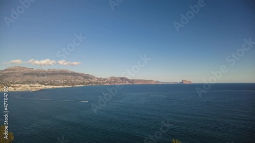View to the sea and Albir