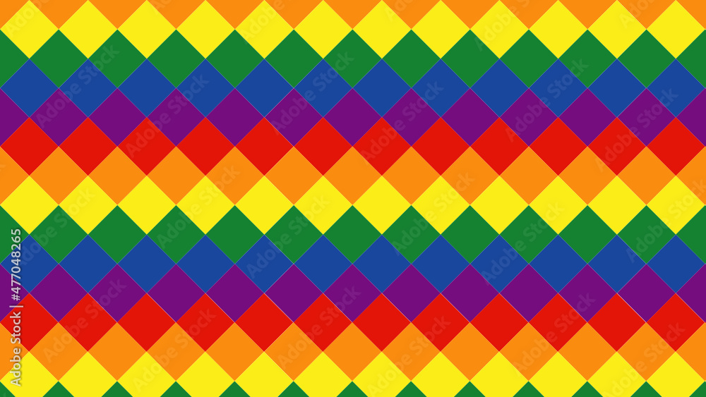 Lgbt colored rhombuses, background Lgbt colored rhombuses, background