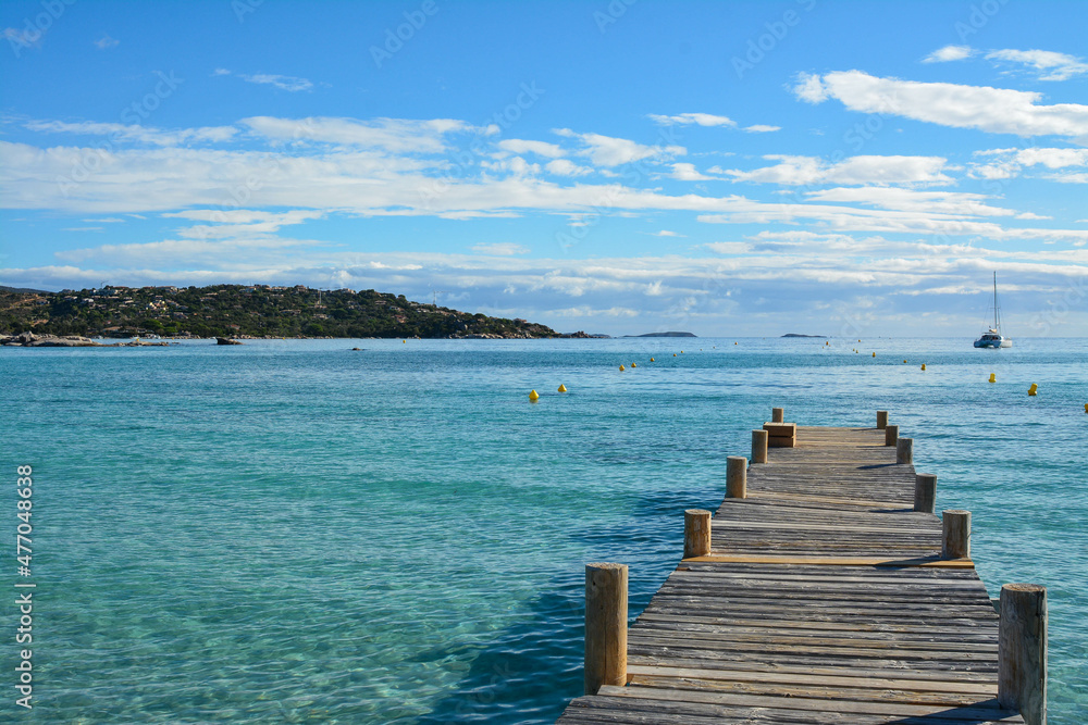 Obraz premium Santa Giulia Beach in Corsica