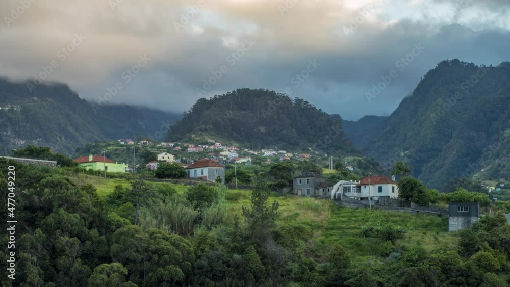 Landscape in Porto da Cruz. Madeira, Portugal - 4K Time-lapse Landscape in Porto da Cruz. Madeira, Portugal - 4K Time-lapse