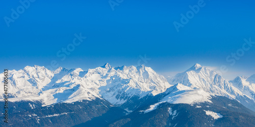Alpine Mountain Peaks Panorama in South Tyrol, Italy. © Patrick Poendl