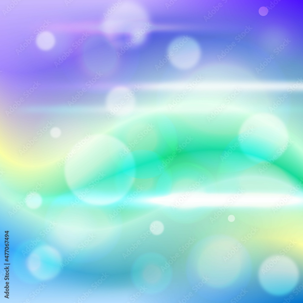 Pastel Rainbow Waving effect background with bokeh particles Pastel Rainbow Waving effect background with bokeh particles